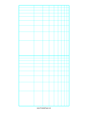 Printable Log-log paper: 1-Cycle by 2-Cycle