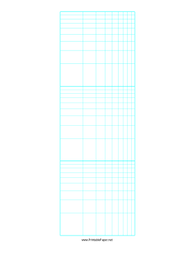 Printable Log-log paper: 1-Cycle by 3-Cycle