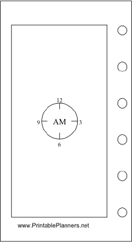 Mini Organizer - Chronotebook - Morning