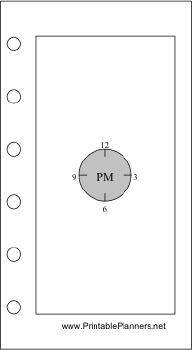 Mini Organizer - Chronotebook - Afternoon