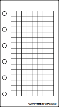 Mini Organizer Grid Page - Right