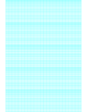 Printable Semi-log paper: 120 Divisions 5th Accent by 5-Cycle