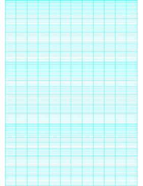 Printable Semi-log paper: 12 Divisions by 3-Cycle