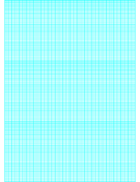 Printable Semi-log paper: 180 Divisions (1 Millimeter) 5th, 10th Accent by 3-Cycle