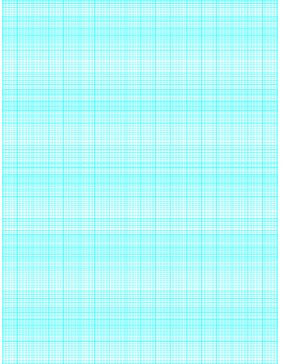 Printable Semi-log paper: 180 Divisions (1 Millimeter) 5th, 10th Accent by 5-Cycle