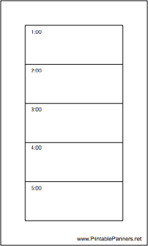 Hipster Organizer Daily Planner-Day On Two Pages-Second Page