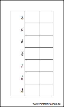 Hipster Organizer Monthly Planner-Month On Two Pages-First Page (landscape)