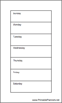 Hipster Organizer Weekly Planner-Week On A Page