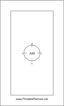 Hipster Organizer - Chronotebook - Morning