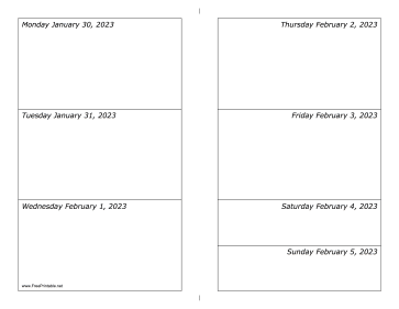 01/30/2023 Weekly Calendar-landscape