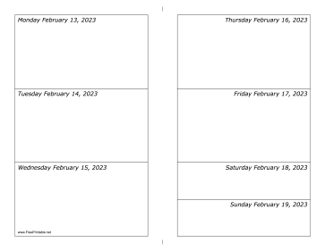 02/13/2023 Weekly Calendar-landscape