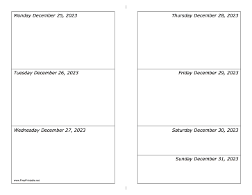 12/25/2023 Weekly Calendar-landscape