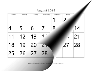 Printable 2024-2025 Large Academic Calendar