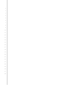 Blank pleading paper, 28 lines, 1-inch left and right margin, double border line