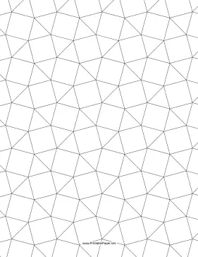 Printable 3.3.4.3.4  Tessellation