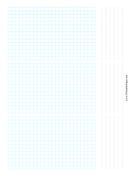 Printable 3-Up Grid