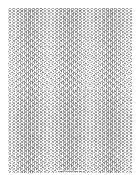 Printable 3 Seed Bead Net Pattern