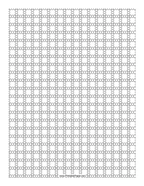 Printable 3 Seed Bead Right-Angle Weave Pattern