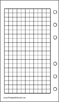 Pocket Organizer Grid Page - Left