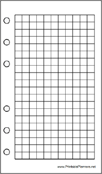 Pocket Organizer Grid Page - Right