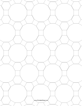 Printable 4.6.12 Tessellation Small