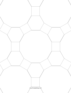 Printable 4.6.12 Tessellation