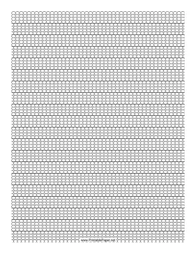 Printable 4 Seed Bead Brick Pattern