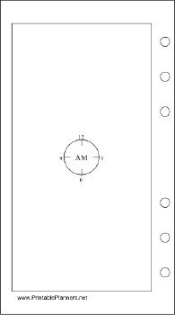 Personal Organizer - Chronotebook - Morning