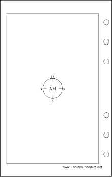 Travel Organizer - Chronotebook - Morning