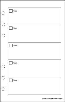 Travel Organizer To Do List - Right