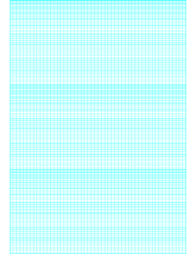 Printable Semi-log paper: 52 Divisions by 3-Cycle