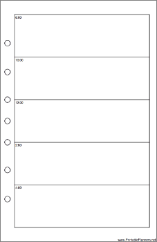 Desktop Organizer Daily Planner-Day On A Page - Right