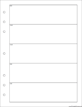 Executive Organizer Daily Planner-Day On A Page - Right