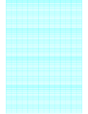 Printable Semi-log paper: 84 Divisions 6th, 12th Accent by 4-Cycle