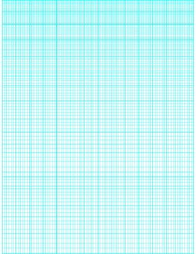 Printable Semi-log paper: 84 Divisions 6th Accent by 1-Cycle