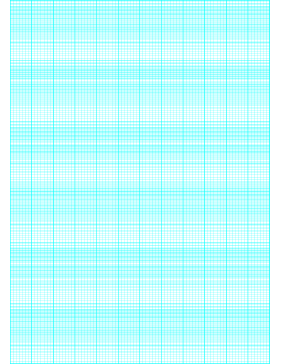 Printable Semi-log paper: 84 Divisions 7th Accent by 6-Cycle