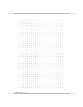 A5 Dot Grid Left