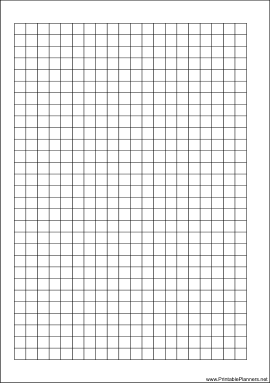 A5 Organizer Grid Page - Left