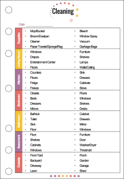 A5 Planner Cleaning