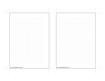 A6 Dot Grid Left