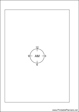 A6 Organizer Chronotebook Morning - Left