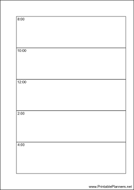 A6 Organizer Daily Planner-Day On A Page - Right