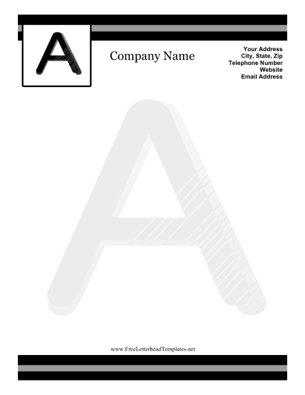 A Monogram Letterhead