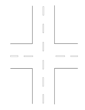 Accident Sketch 4-Way Intersection