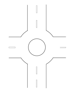 Accident Sketch Roundabout