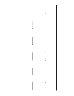 Accident Sketch Three-Lane Highway