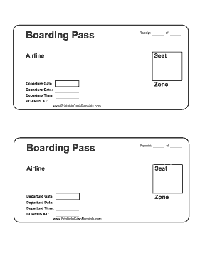 Airline Boarding Pass