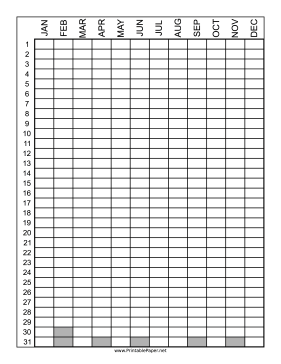 Printable Annual Checklist