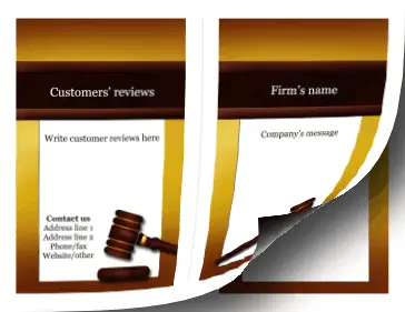 Printable Attorney Brochure-Bifold