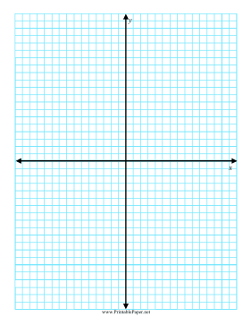 Printable Axis Graph Paper 0.25 Inch